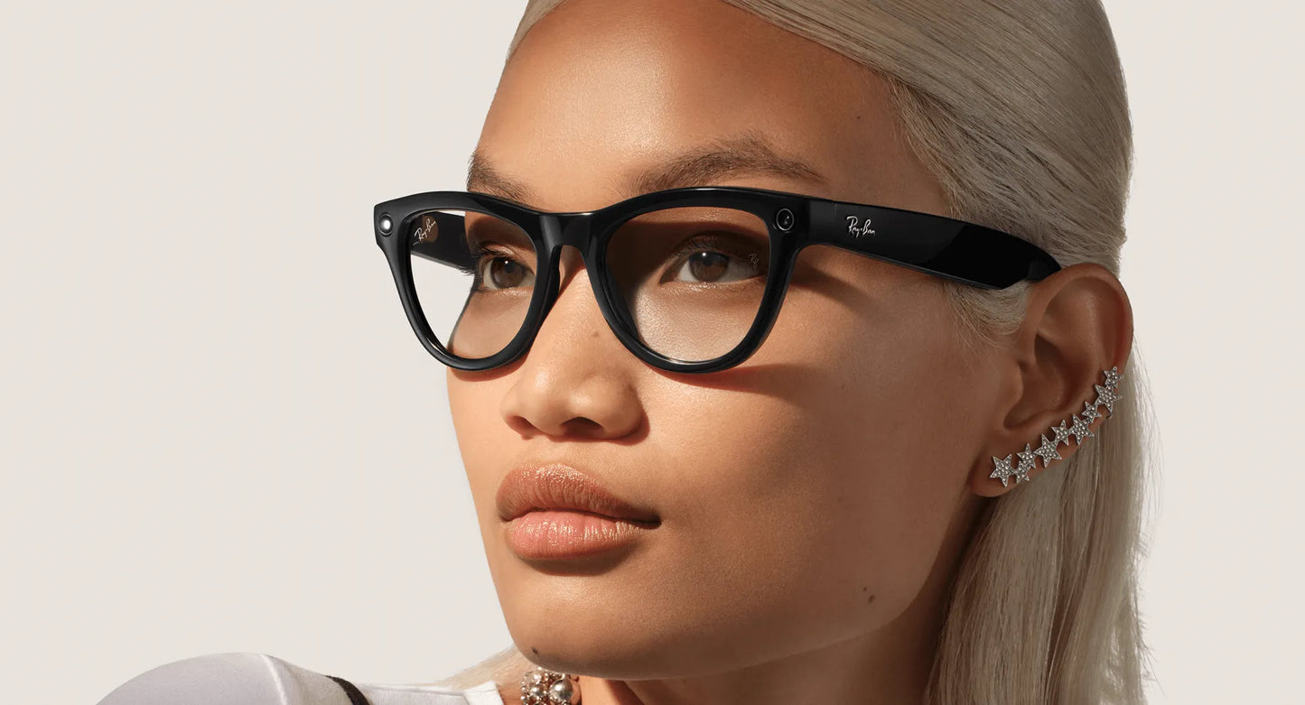 Ray-Ban Meta Skyler - Shiny Black (Clear)