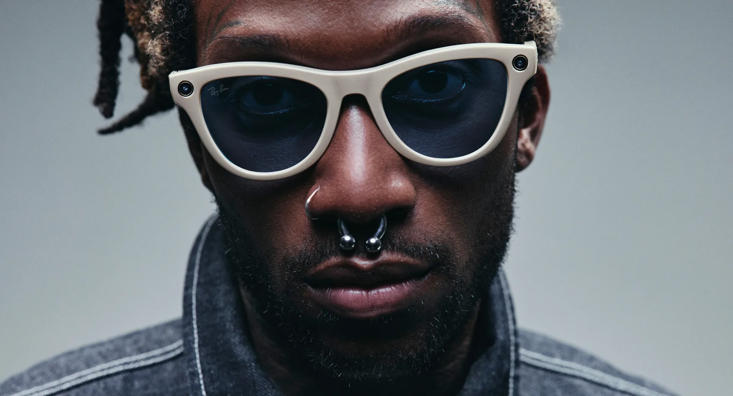 Ray-Ban Meta Skyler 52mm (Gen 2) - Shiny Chalky Gray (Sapphire Transitions®)