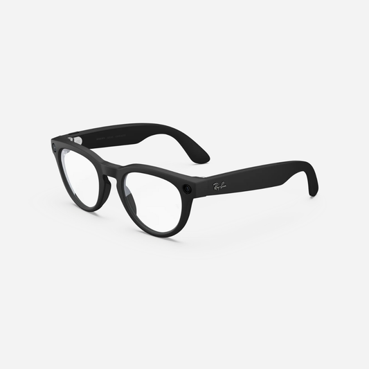 Ray-Ban Meta High Fit Headliner (Gen 2) - Matte Black (Clear)