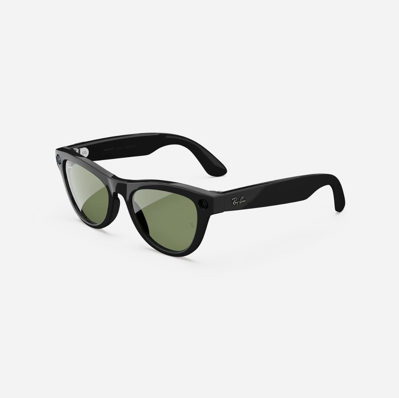 Ray-Ban Meta Skyler 52mm (Gen 2) - Shiny Black (G-15 Green)