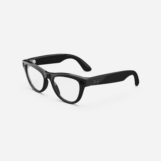 Ray-Ban Meta Skyler 52mm (Gen 2) - Shiny Black (Clear)