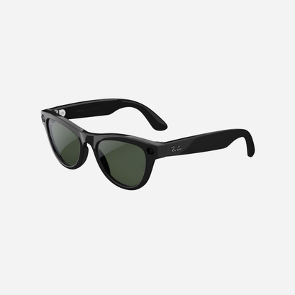 Ray-Ban Meta Skyler 52mm (Gen 2) - Shiny Black (Graphite Green Transitions®)
