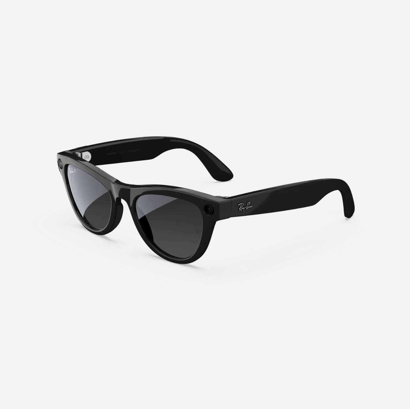 Ray-Ban Meta Skyler 52mm (Gen 2) - Shiny Black (Gradient Graphite Polarised)