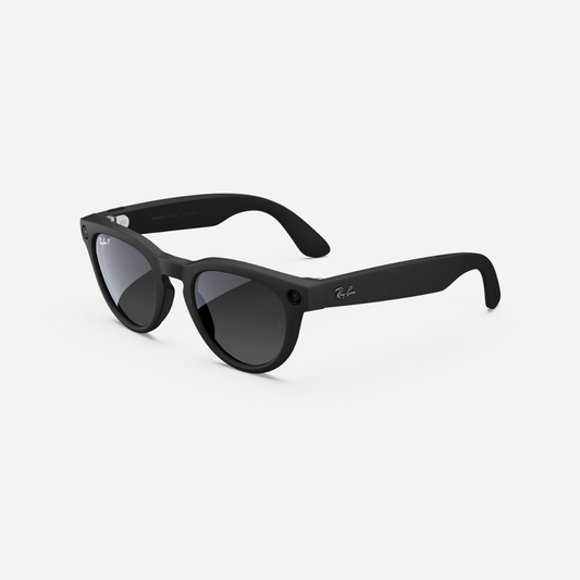 Ray-Ban Meta High Fit Headliner (Gen 2) - Matte Black (Gradient Graphite Polarised)
