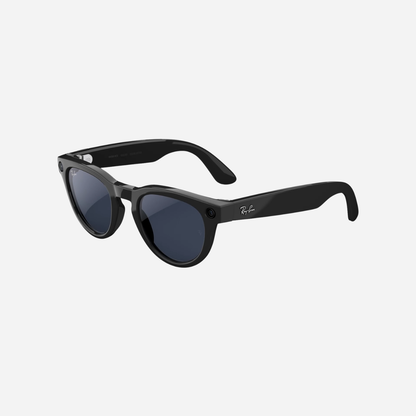 Ray-Ban Meta Low Fit Headliner (Gen 2) - Shiny Black (Sapphire Transitions®)