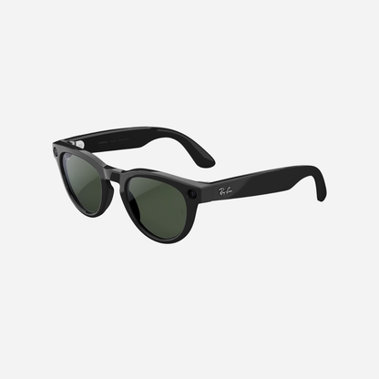 Ray-Ban Meta High Fit Headliner (Gen 2) - Shiny Black (Graphite Green Transitions®)