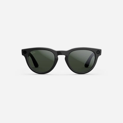 Ray-Ban Meta High Fit Headliner (Gen 2) - Shiny Black (Graphite Green Transitions®)