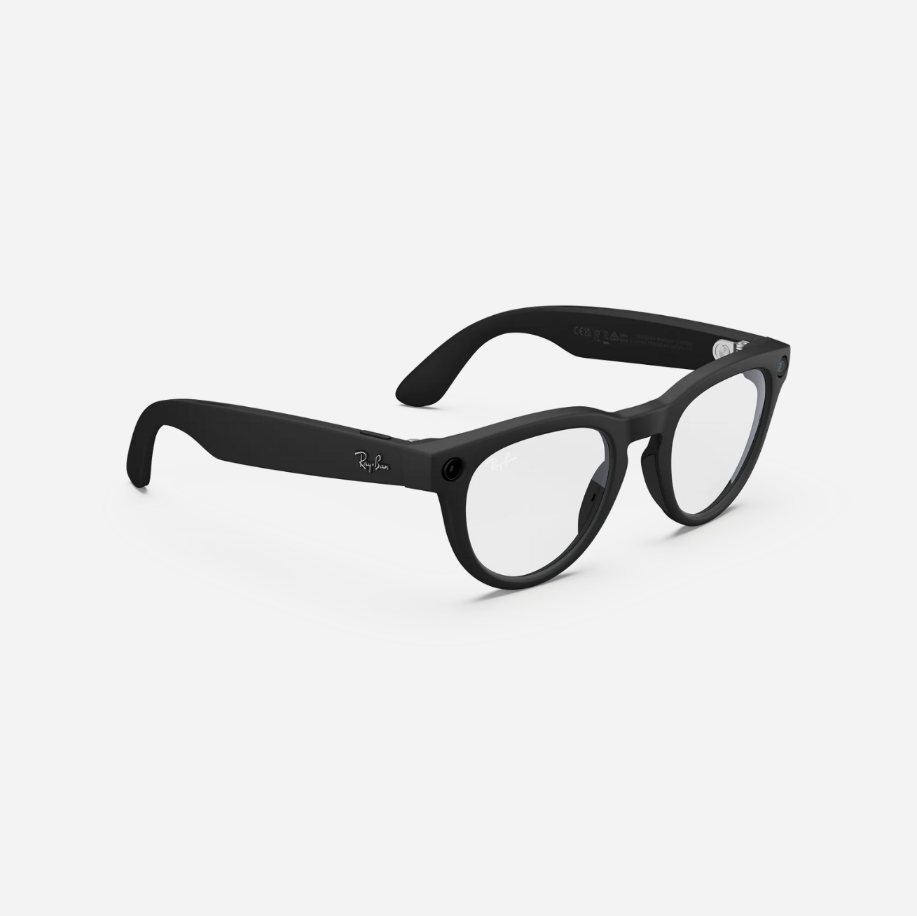 Ray-Ban Meta High Fit Headliner (Gen 2) - Matte Black (Clear)