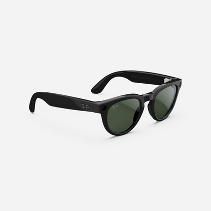 Ray-Ban Meta High Fit Headliner (Gen 2) - Shiny Black (Graphite Green Transitions®)