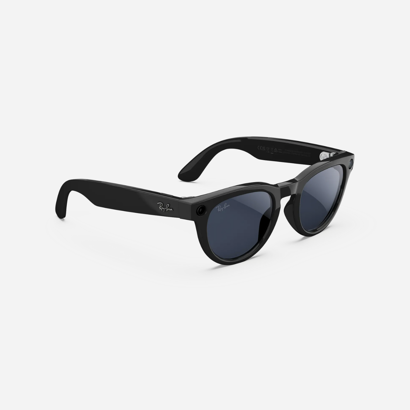 Ray-Ban Meta Low Fit Headliner (Gen 2) - Shiny Black (Sapphire Transitions®)