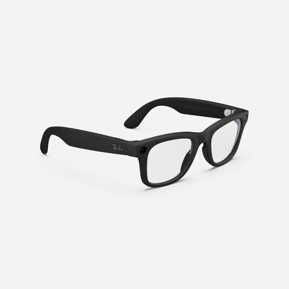 Ray-Ban Meta Wayfarer 53mm (Gen 2) - Matte Black (Clear)