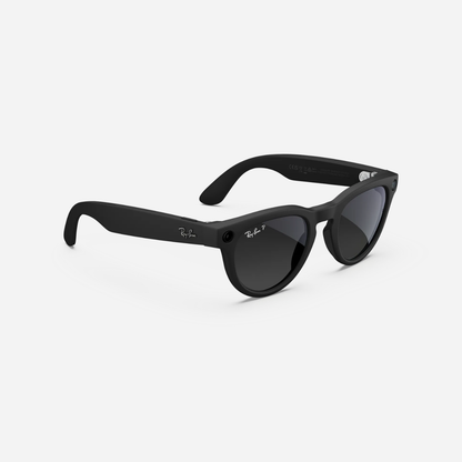 Ray-Ban Meta High Fit Headliner (Gen 2) - Matte Black (Gradient Graphite Polarised)