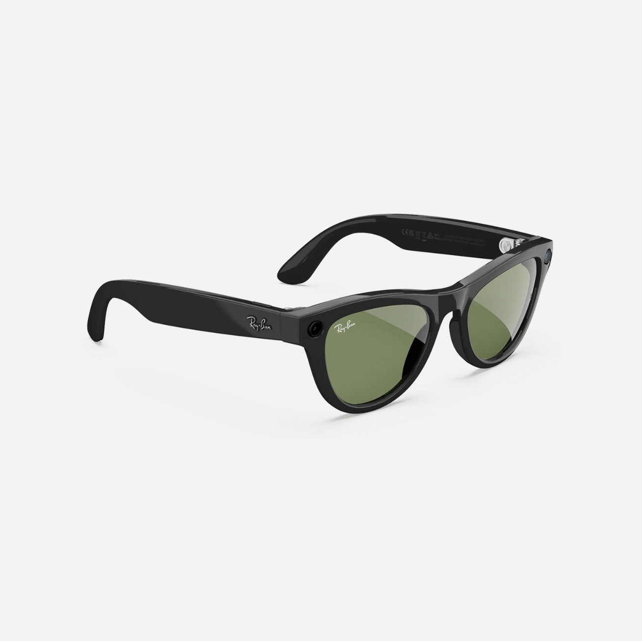 Ray-Ban Meta Skyler 52mm (Gen 2) - Shiny Black (G-15 Green)
