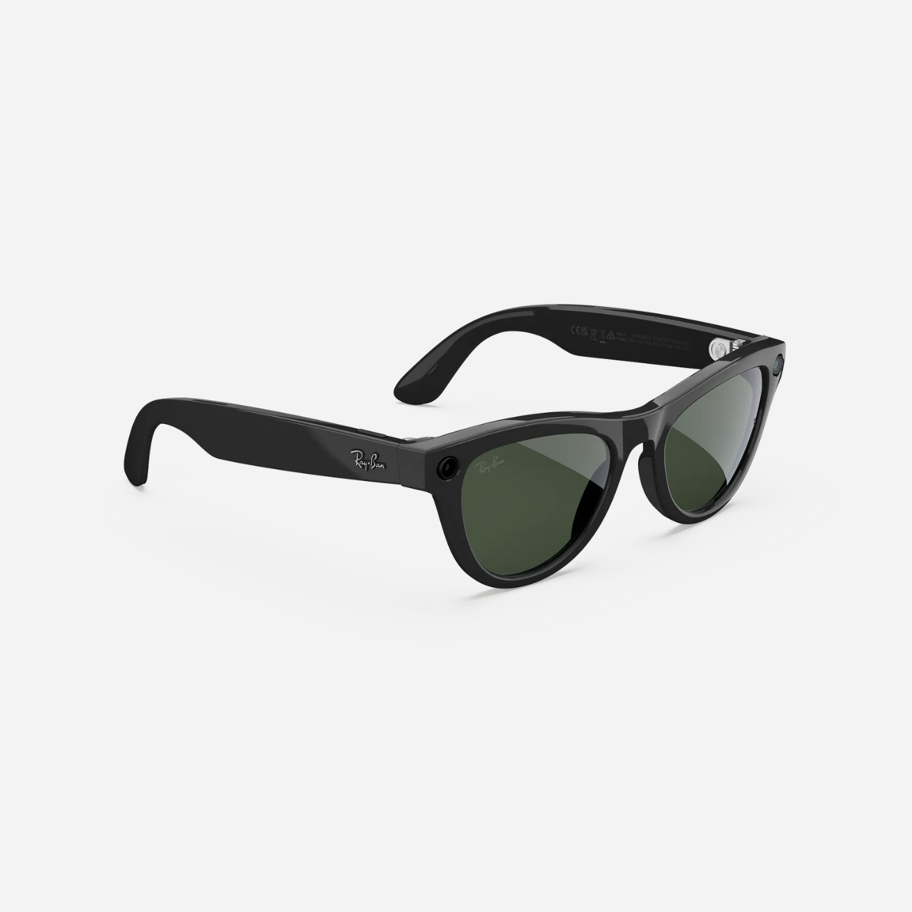 Ray-Ban Meta Skyler 52mm (Gen 2) - Shiny Black (Graphite Green Transitions®)