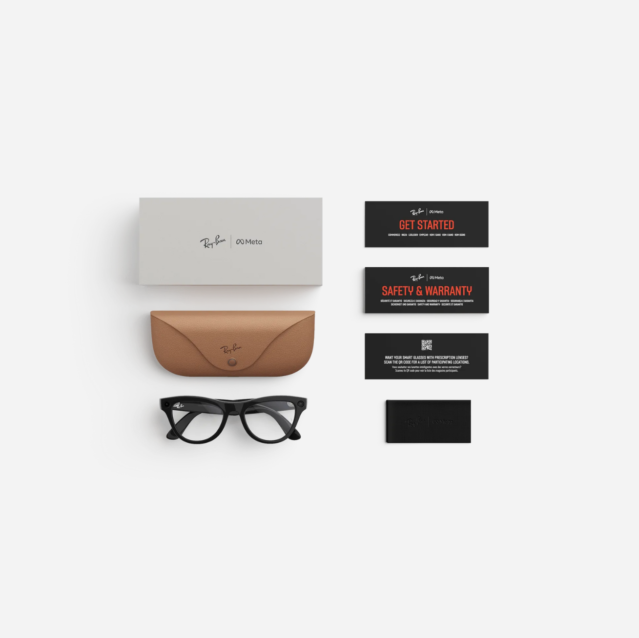 Ray-Ban Meta Skyler 52mm (Gen 2) - Shiny Black (Clear)