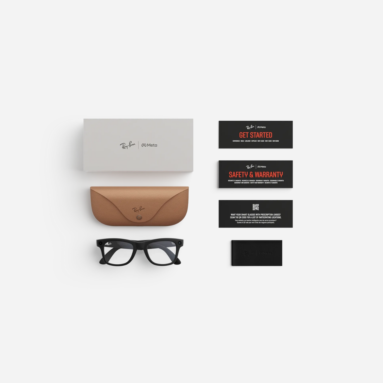 Ray-Ban Meta Wayfarer 50mm (Gen 2) - Matte Black (Clear)