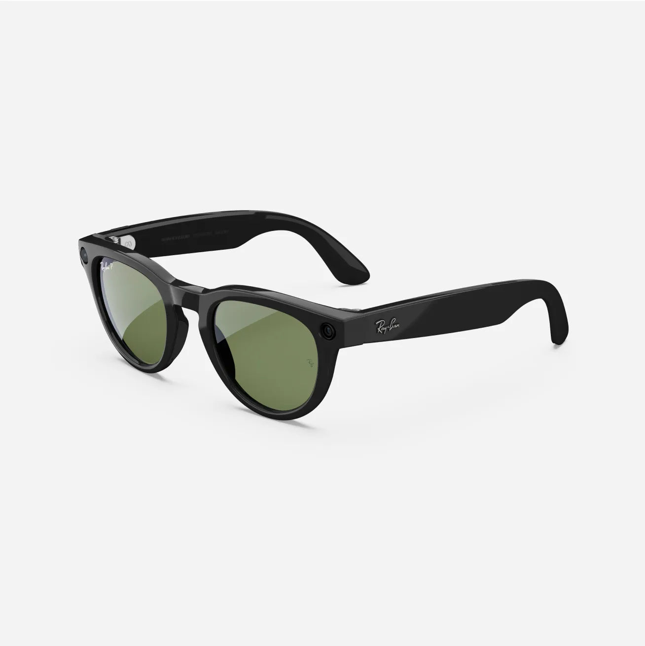 Ray-Ban Meta High Fit Headliner - Shiny Black (G15 Polarised)