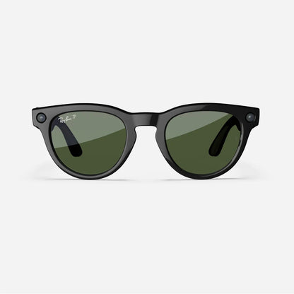 Ray-Ban Meta High Fit Headliner - Shiny Black (G15 Polarised)