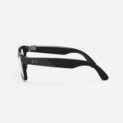 Ray-Ban Meta Wayfarer 50mm - Shiny Black (Clear)