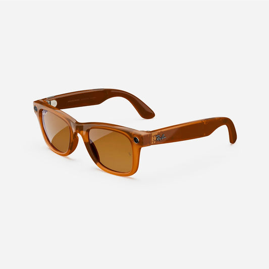 Ray-Ban Meta Wayfarer 50mm - Caramel (Brown Polarised)