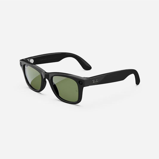 Ray-Ban Meta Wayfarer 50mm - Shiny Black (G15 Tint)