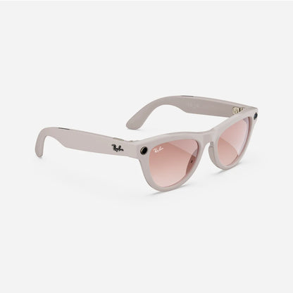 Ray-Ban Meta Skyler - Chalky grey (Cinnamon Pink Tint)