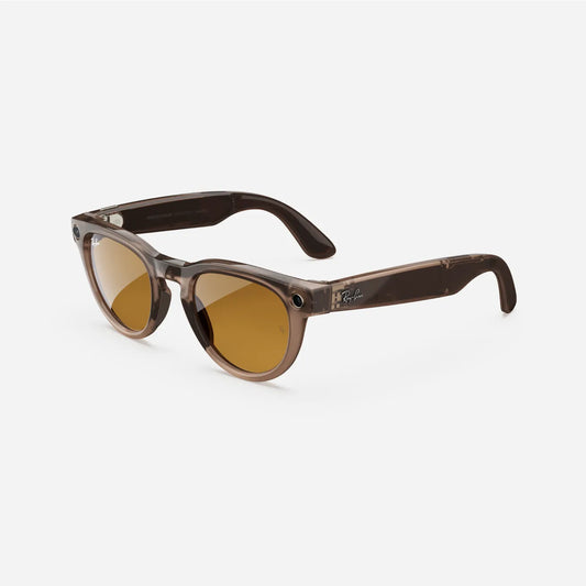 Ray-Ban Meta High Fit Headliner - Warm Stone (Saffron Yellow Transitions)