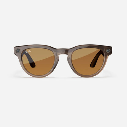 Ray-Ban Meta High Fit Headliner - Warm Stone (Saffron Yellow Transitions)