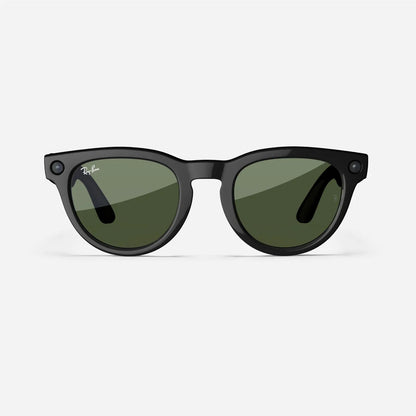 Ray-Ban Meta Low Fit Headliner - Shiny Black (G15 Tint)