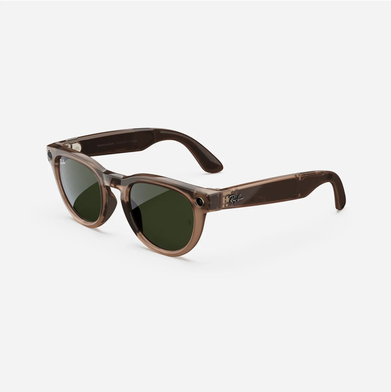 Ray-Ban Meta Low Fit Headliner - Warm Stone (Green Transitions)