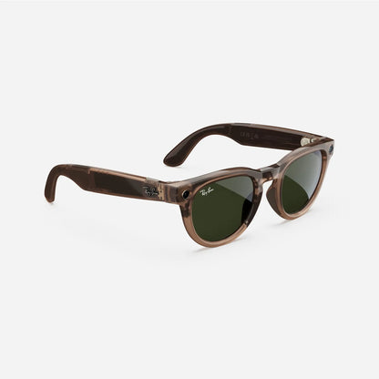 Ray-Ban Meta Low Fit Headliner - Warm Stone (Green Transitions)