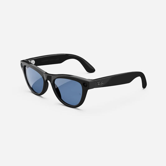 Ray-Ban Meta Skyler - Shiny Black (Cerulean Blue Transitions)