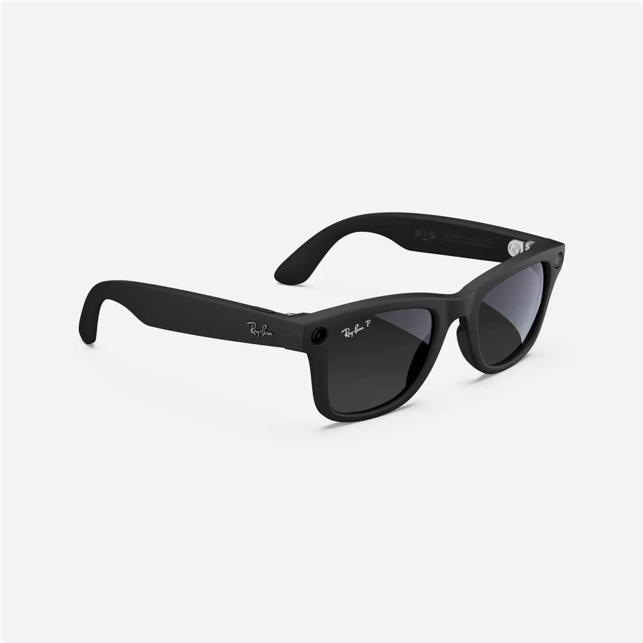 Ray-Ban Meta Wayfarer 50mm - Matte Black (Graduated Grey Polarised)