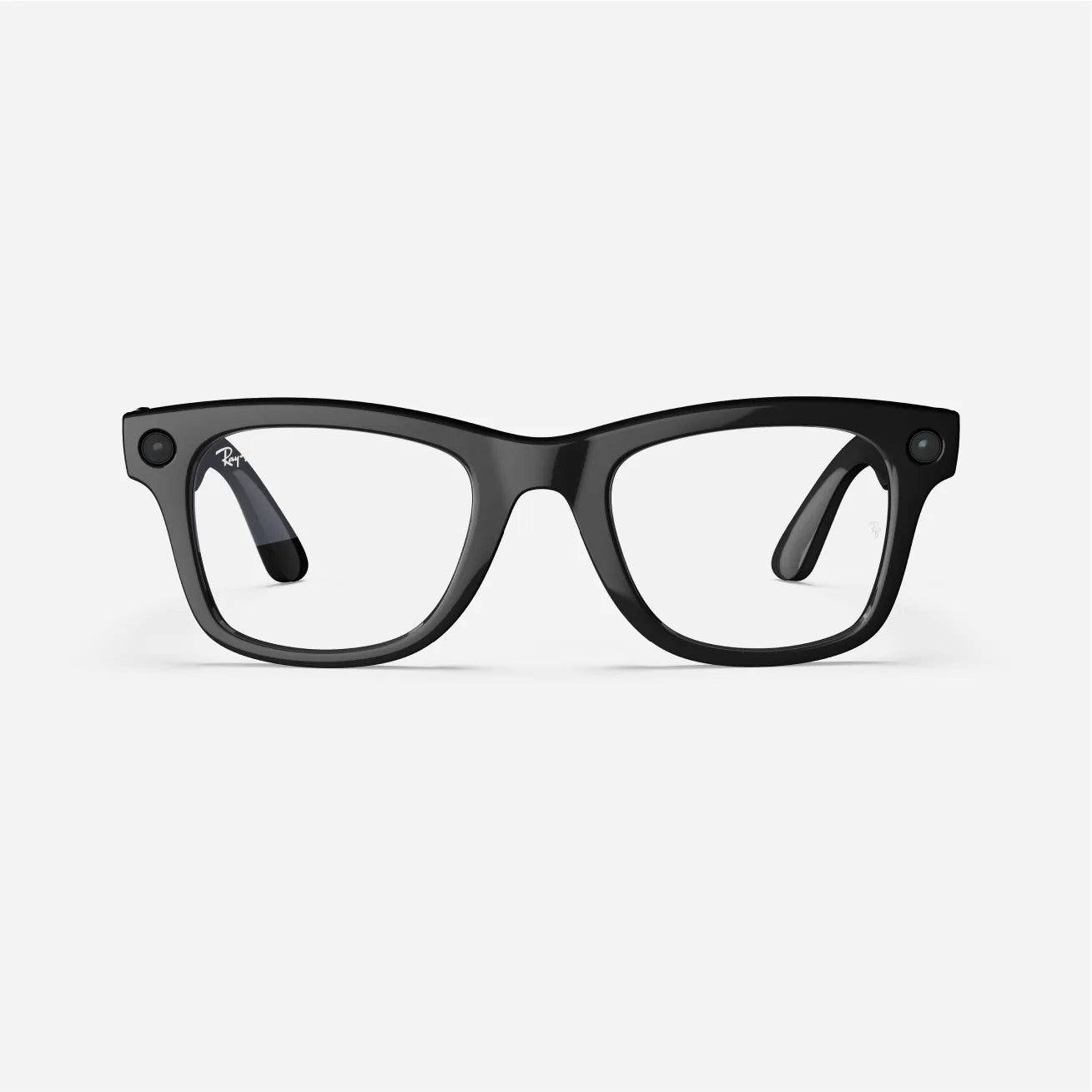 Ray-Ban Meta Wayfarer 50mm - Shiny Black (Clear)