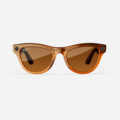 Ray-Ban Meta Skyler - Caramel (Brown Polarised)