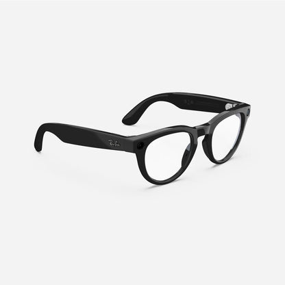 Ray-Ban Meta High Fit Headliner - Shiny Black (Clear)