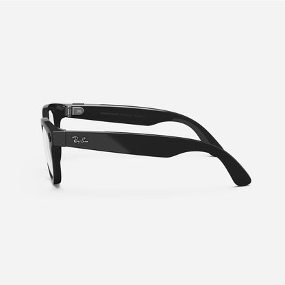 Ray-Ban Meta High Fit Headliner - Shiny Black (Clear)